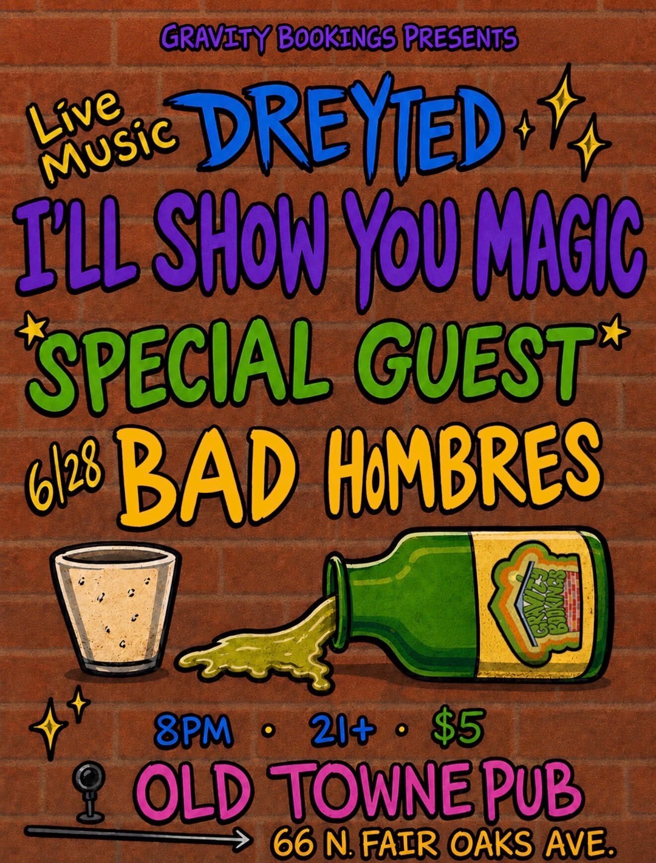 Gravity Bookings Presents: Live Music at Old Towne Pub!